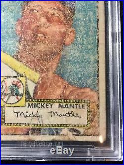1952 Topps Mickey Mantle #311 DP BVG Beckett Authentic Holy Grail