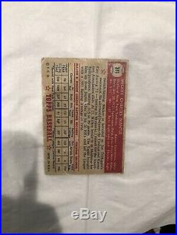 1952 Topps Mickey Mantle #311(POOR) creases paper loss PSA 1 or 2