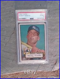 1952 Topps Mickey Mantle #311 PSA 2 Beautifully Centered