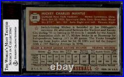 1952 Topps Mickey Mantle Card