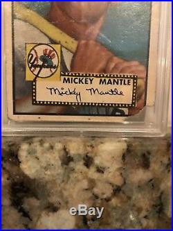 1952 Topps Mickey Mantle PSA Authentic