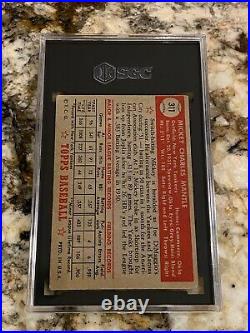 1952 Topps Mickey Mantle Rookie #311 Sgc 3 Centered The Holy Grail Of Collecting