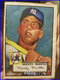 1952 Topps Mickey Mantle Rookie Card