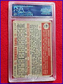1952 Topps Mickey Mantle Yankees Rookie Baseball Card #311 PSA 1.5 (AYC)