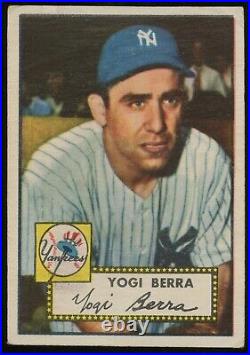 1952 Topps Yogi Berra #191 New York Yankees Vintage HOF VG