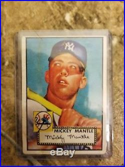 1952 topps mickey mantle