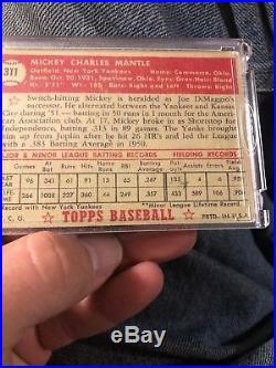 1952 topps mickey mantle 311