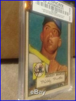 1952 topps mickey mantle rookie ca