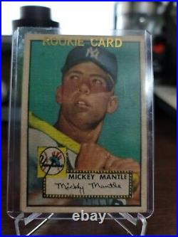 1952 topps mickey mantle rookie card #311