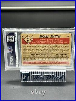 1953 Bowman Color #59 Mickey Mantle New York Yankees HOF PSA 3 CENTERED