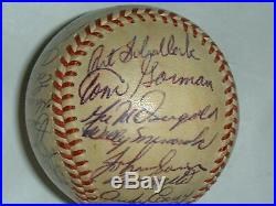 1953 NY Yankees WS Champ Team Signed Baseball Mantle PSA Berra Mize Rizzuto 1952