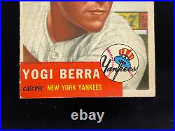 1953 Topps #104 Yogi Berra New York Yankees Baseball Card