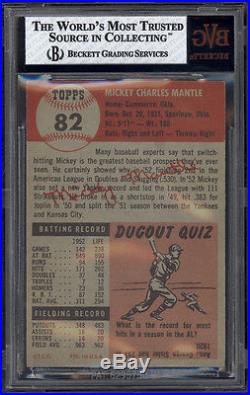 1953 Topps #82 Mickey Mantle BVG 7+ Well centered with NM-MT corners