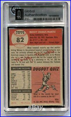 1953 Topps #82 Mickey Mantle Gai 8.5 Nm-mt+ (high End Beautiful)