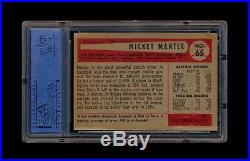 1954 Bowman #65 Mickey Mantle New York Yankees PSA 5 EX A7258