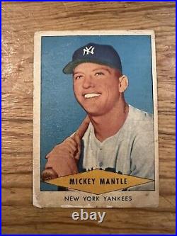 1954 Red Heart MICKEY MANTLE New York Yankees 100% Original & Unaltered RARE HOF