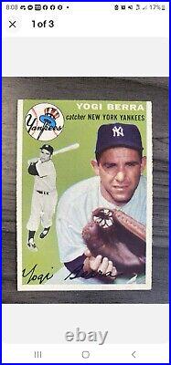 1954 Topps Baseball 50 Yogi Berra New York Yankees
