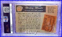 1955 Bowman #202 Mickey Mantle New York Yankees PSA 4 VG-EX