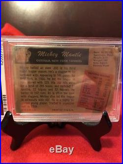 1955 Bowman MICKEY MANTLE New York Yankees #202 Baseball Card / PSA-1