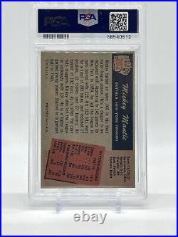 1955 Bowman Mickey Mantle #202 New York Yankees PSA 3 VG
