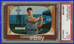 1955 Bowman Mickey Mantle Psa 6- Great Color, Centering