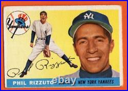 1955 Topps #189 Phil Rizzuto VG/VG+ WRINKLE New York Yankees Hall of Fame