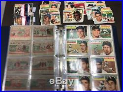 1956 TOPPS COMPLETE SET 342 WithMANTLE, MAYS, AARON, CLEMENTE VERY GOOD-EXCELLENT+