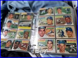 1956 Topps Baseball Complete Set Mantle Williams Aaron Mays Koufax Clemente