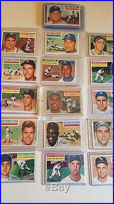 1956 topps all star baseball card(21) WithMANTLE, lot# 1