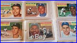 1956 topps all star baseball card(21) WithMANTLE, lot# 1