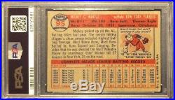 1957 Topps Mickey Mantle #95 PSA 4.5 Between 4 + 5 Great Appeal Brand New Capsul