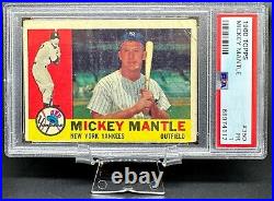 1960 Topps Mickey Mantle #350 PSA 1 New York Yankees HOF Vintage