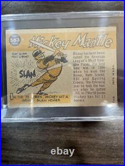 1960 Topps Mickey Mantle All-Star #563 New York Yankees SGC 4