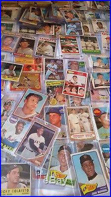 1960s baseball card lot, 5,000+/- cards, 20+ Mantle cards, HOF stars, graded sta