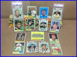 1961 Topps Baseball Complete Set (587) Mantle, Maris, Mays, Aaron, RC's & Stars