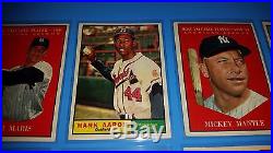 1961 Topps Baseball Complete Set // Nice Set // Mantle Mays Aaron Tough Set
