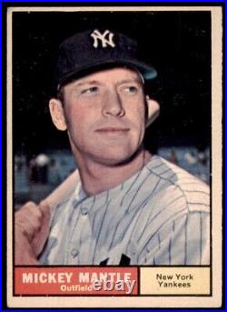 1961 Topps Mickey Mantle New York Yankees #300