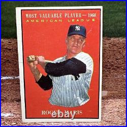 1961 Topps Set-Break #478 Roger Maris MVP New York Yankees