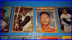 1962 Topps Baseball Complete Set 598/598 Good-vg Mantle Aaron Clemente Brock Rc