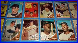 1962 Topps Baseball Complete Set 598/598 Good-vg Mantle Aaron Clemente Brock Rc