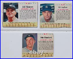 1963 Jello SP New York Yankees Skowron #12 Blanchard #21 Bill Stafford #22 SP