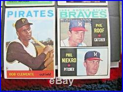 1964 Topps Baseball Complete Set Nrmt Mantle Rose Overall Solid Ex- Nice
