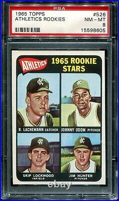 1965 Topps Complete Set ALL 598 cards graded PSA 8 Mantle Aaron Rose Clemente