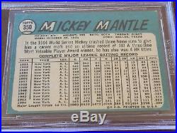 1965 Topps Mickey Mantle 350 BVG 7 Centered Compare To PSA