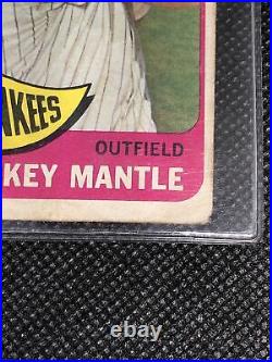 1965 Topps Mickey Mantle New York Yankees #350 Free Shipping