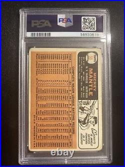 1966 Topps #50 Mickey Mantle Baseball Card PSA 1.5 Fair HOF New York Yankees
