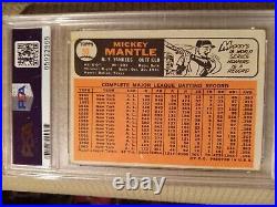1966 Topps #50 Mickey Mantle New York Yankees HOF PSA 1 PR