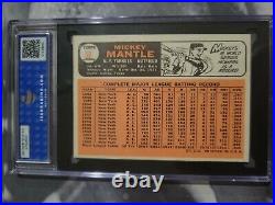 1966 Topps Mickey Mantle #50 ISA 5.5 EX+ New York Yankees HOF