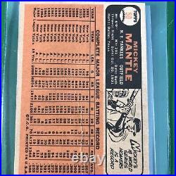 1966 Topps Mickey Mantle #50 New York Yankees (CREASE!)