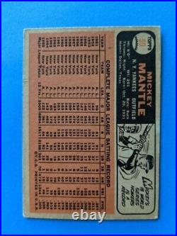 1966 Topps Mickey Mantle HOF #50 New York Yankees